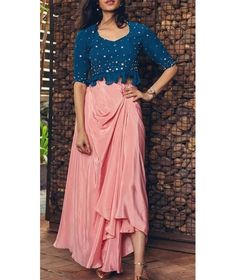 Engaging Pink Satin Half Sleeve Lehenga Choli Evening Floor-length Cutdana Sets, Party Maxi-length Choli With Cutdana, Fitted Maxi-length Saree For Reception, Reception Fitted Maxi Length Saree, Floor-length Evening Choli For Festivals, Fitted Saree For Reception, Evening Floor-length Choli For Festivals, Floor-length Evening Sets For Diwali, Navratri Party Wear Gown With Traditional Drape