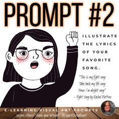 the front cover of an illustrated book with a girl raising her hand up to say, prom