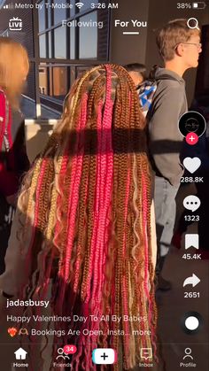 Braiding Hair Colors, Braided Hairstyles For Black Women Cornrows, Hairstyles For Prom, Big Box Braids Hairstyles, Hairstyles Kids, Box Braids Hairstyles For Black Women, Cute Braided Hairstyles, Cute Box Braids Hairstyles, Braided Hairstyles For Teens