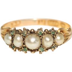 Birmingham England, Antique Ring, Natural Pearl, Victorian Jewelry, Pretty Rings, Fantasy Jewelry, Dream Jewelry