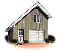 this is an artist's rendering of these garage plans