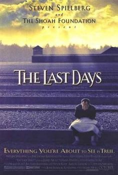 the last days movie poster with man sitting on bench