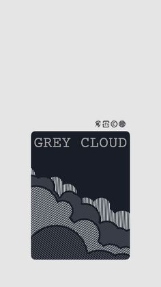 a credit card with the words grey cloud on it