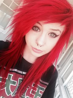 Emo Hair Styles, Medium Scene Hairstyles, Cool Hair Colors, Alternative Hairstyles