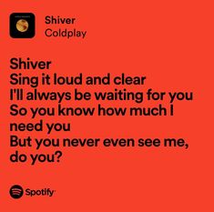 a red background with the words silver sing it loud and clear i'll always be waiting