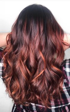 Shades Of Red Hair, Red Highlights, Red Hair Color, Shades Of Red, Red Hair, Hair Color, Long Hair Styles, Hair Styles, Red