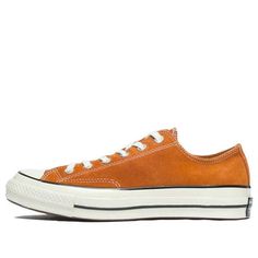 Converse 1970s OrangeBitte Retro Turn Fur Low Top Stylish Canvas Shoes Unisex Orange 149443C (SNKR/Unisex) Vintage Converse Sneakers With Rubber Sole, Converse Low-top Vintage Sneakers, Retro Low-top Sneakers With Leather Sole, Vintage Streetwear Sneakers With Leather Sole, Retro Brown Converse Sneakers, Retro Orange Leather Sneakers, Retro Sneakers With Leather Sole And Round Toe, Retro Converse Leather Sneakers, Vintage Orange Sneakers With Round Toe