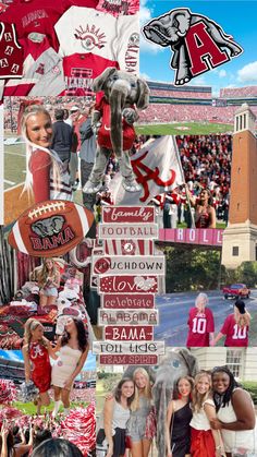 the collage shows many different sports teams and their name on it, including football players