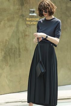 Minimalist Moda, Looks Style, Office Fashion, Looks Vintage, Japanese Fashion, Outfits Casuales, Daily Fashion, Look Fashion