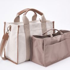 High Quality, Multipurpose Canvas Baby/Tote/Utility Bag. Has Removable Compartment-Insert For Cosmetics, Diapers, Toys, Etc. Blue Or Beige Colors Available - Please Specify Which Color. Limited Supply Is Available.. Excess Inventory Sale~ Versatile Rectangular Diaper Bag For Errands, Versatile Beige Box Bag For Travel, Large Capacity Beige Rectangular Diaper Bag, Beige Rectangular Diaper Bag For Daily Use, Large Capacity Rectangular Beige Diaper Bag, Beige Large Capacity Rectangular Diaper Bag, Beige Rectangular Large Capacity Diaper Bag, Rectangular Beige Diaper Bag For Daily Use, Beige Box Bag With Removable Pouch For Errands