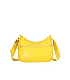 LeSportsac - Handbags - Classic Hobo - Lemon Shine Free Bag, Front Pocket, Bags Women, Zipper Pocket, Shoulder Strap, Lemon, Bag Lady, Wall Hanging, Pouch