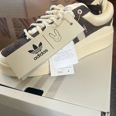 Bad Bunny Campus (Last Campus) Brown/Pink Size 4 1/2 In Men Size But Fits Like Size 5 Women Size 6 1/2 Can Fit Size 7 Bad Bunny Zapatillas, Bad Bunny Shoes, Campus Sneakers, Bunny Shoes, Adidas Originals Shoes, Adidas Shoes Originals, Adidas Campus, Adidas Outfit, Bad Bunny