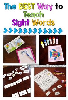 the best way to teach sight words