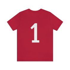 1 shirt Crew Neck Cotton T-shirt With Number Print, Cotton T-shirt With Number Print, Crew Neck, Cotton Crew Neck T-shirt With Number Print, Short Sleeve Cotton Shirt With Number Print, Cotton Short Sleeve Shirt With Number Print, Numerology Aesthetic, T Shirt Outfit, Aesthetic Shirts, Tshirt Outfits