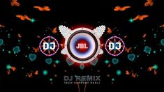 dj jbl dj mix tech support deck with colorful lights and butterflies in the background