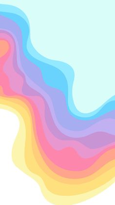 an abstract rainbow colored background with wavy lines