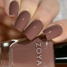 Zoya Nail, Disney Nails, Shellac Nails, Brown Nails, Classy Nails