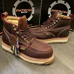 Mens Rugged Boots, Mens Work Boots, Brown Work Boots, Mens Boots For Sale, Mens Boots Online, Comfortable Work Shoes, Boots Ideas, Mens Dress Boots, Leather Work Boots