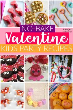 no bake valentine kids party recipes