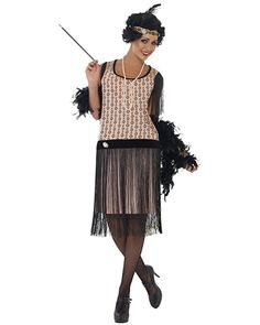 1920s Costumes: Flapper, Great Gatsby, Gangster Girl Gangster Halloween Costumes, Estilo Charleston, Flapper Girl Costumes, 1920s Fancy Dress, Flapper Halloween, Terno Slim Fit, Flapper Girls, 1920s Costume, Gatsby Costume