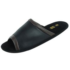 Starbay Men's home shoes warm indoor slippers with soft sole bedroom slippers and Machine washable Size: XL(13).  Color: Black.  Gender: male.  Age Group: adult. Hotel House, Toe Slippers, Bedroom Slippers, Indoor Slippers, Open Toe Slippers, Suede Slides, Home Shoes, Mens Home, House Shoes