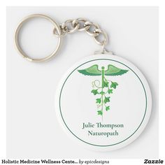 Green Keychain, Personalized Items