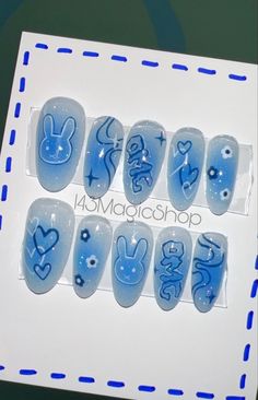 Aurora Nails, Fake Nails Designs, Anime Nails, Cute Acrylic Nail Designs, Kawaii Nails