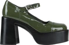 Fashion And Design, Mary Jane Shoes, Jeffrey Campbell, Military Green, Women's Pumps, Soft Leather, Clothing And Shoes, Heel Height, Bag Accessories