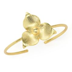 A show of great craftsmanship and elegance, this bracelet is a great match for your party wear. Adorned with nature's most beautiful element, this piece is a must have! Gold Bracelet Jewelry For Spring, Gold Spring Bracelet, Spring Gold Bracelet Jewelry, Delicate Spring Bracelet Jewelry, Gold Flower Bangle, Elegant Flower Shaped Wedding Bangle, Elegant Spring Gift Bangle, Gold Bangle Bracelet For Spring, Gold Bangle For Spring Parties