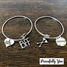 Ankle Bracelets Diy, Friend Bff, Best Friend Jewelry, Bff Gifts