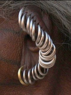 Body Adornment, African Jewelry, People Of The World, Body Mods, Ethnic Jewelry, Ear Jewelry, No. 2