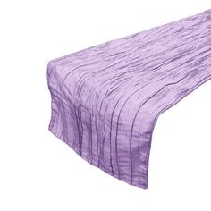 an image of a purple table cloth on a white background