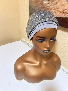 Stretch Headwrap With Matching Headband, Trendy Adjustable Headwrap For Parties, Trendy Adjustable Turban, Trendy One Size Headwrap Headband, Trendy One Size Headwrap, Trendy One-size Headwrap, Trendy Headband-style Turban, Trendy Headband Turban, Turbans