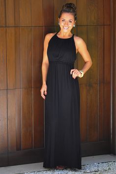 Ain't No Stoppin' Me Maxi Dress: Black Maxi Skirt Dress, New Dresses, Black Party, Black Maxi Dress, Passion For Fashion, Spring Summer Fashion, Perfect Dress, Cute Dresses, Dress To Impress