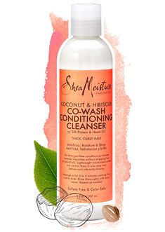 Soft, manageable curls are no longer an impossible dream! SheaMoisture’s Coconut & Hibiscus Co-Wash Conditioning Cleanser is a nourishing hair treatment which moisturizes and protects dry, damaged, sensitive hair, while gently cleansing your waves and curls. SheaMoisture’s Coconut & Hibiscus Co-Wash Conditioning Cleanser is a sulfate-free hair care product formulated with natural ingredients which nourish and remove dirt and grime without stripping your hair of it's natural oils. Coconut Girls Curly Hair, Shea Moisture Coconut, Coconut Hibiscus, Frizzy Curly Hair, Cleansing Conditioner, Best Lotion, Hair Cleanser, Shea Moisture, Frizz Free Hair