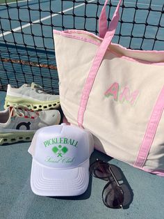 Who's apart of the pickleball social club?? Design is green and pick your hat color! Social Club Design, Club Design, Social Club, Pickleball, Trucker Hat, Hats, Green, White, Color