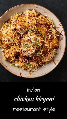 This is how Indian restaurants make really good chicken biryani. Indian Chicken Biryani, Rice Biryani, Recipes Skillet, Curried Chicken, Chicken Biryani Recipe, Fluffy Rice, Tandoori Masala, Chicken Biryani, Indian Chicken