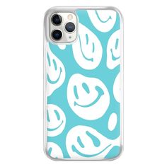 Trippn Smiley - Blue Phone Case Summer Phone Cases, Abstract Pattern Design, Galaxy S6 Edge, Galaxy Note 9, Cute Cases, Pattern Phone Case