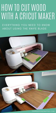 how to cut wood with a cricut maker - everything you need to know about using the knife blade