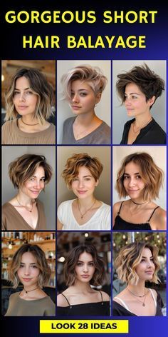 Hairstyles For Seniors, Low Maintenance Hair, Short Hair Balayage, Older Women Hairstyles