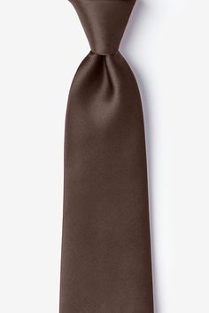 Cocoa Brown Tie Groomsmen Ties, Brown Tie, Dapper Gentleman, Brown Satin, Cocoa Brown, Brown Silk, Mens Neck Ties, Tie Accessories, Ties Mens