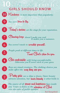 the 10 ultimate rules for girls to know