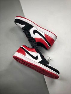 Air Jordan 1 Low ‘Black Toe’ Black Red 553558-116 Walk the talk and make a statement with our top-quality Sneakers. Shop now and step up your shoe game! Please carefully choosing the size number according the size chart as we CAN NOT offer return or refund if you choose a wrong size.The product need 3-5 [...] Air Jordan 1 Low Black, Walk The Talk, Jordan 1 Black, Jordan 1 High Og, Air Jordan 1 High, High Quality Shoes, Air Jordan 1 Low, Jordan 1 High, Jordan 1 Low