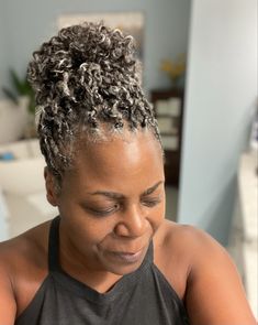 Passion Twist Xpression Salt and Pepper Hair Protective Style Xpression Braiding Hair, Grey Hair Braids, Short Hair Twist Styles, Natural Hair Haircuts, Pepper Hair, Spring Twist Hair, Flat Twist Hairstyles, Natural Braided Hairstyles