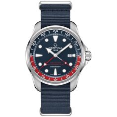 in stock Timeless Blue Watch For Outdoor Use, Timeless Blue Watch For Outdoor, Timeless Blue Outdoor Watch, Certina Watches, Jaeger Watch, Omega Watch, Water Resistant, Money, Red