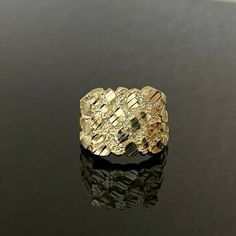 #ad Top Seller for 10k Yellow Gold X-Large Nugget Ring 15.2mm x 15mm, Fashion Jewelry Watches Fine Rings, Top Seller, Gold Ring, Gold Rings, Jewelry Watches, Fashion Jewelry, Wedding Rings, Yellow Gold, Engagement Rings