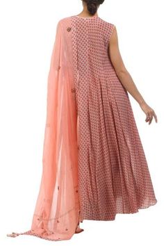 Shop for Nikasha Pink Floral Print Anarkali With Dupatta for Women Online at Aza Fashions Sleeveless Chanderi Anarkali Dress, Chanderi Dupatta With Printed Motifs For Reception, Anarkali Sleeveless Georgette Kurta, Reception Dupatta With Printed Motifs In Chanderi, Sleeveless Anarkali Georgette Kurta, Semi-stitched Sleeveless Anarkali Set With Cutdana, Semi-stitched Sleeveless Georgette Anarkali Set, Reception Anarkali Set With Traditional Drape And Printed Motifs, Sleeveless Anarkali Salwar Kameez With Mirror Work