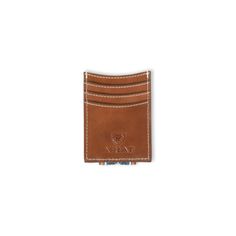 Just what you need, nothing you don't. Minimal and durable, this low-profile money clip is easy to carry and the slimmed-down design has just enough slots for your cards, cash, and ID. Southwest Inlay Money Clip | Product Features : 0 : Embroidered inlay detail|Multiple card slots and ID window|Dimensions : 3 ¾” H x 2 ¾” W x ⅜” D | Men's Southwest Inlay Money Clip in Brown 100% Genuine leather. Imported. Wipe with clean soft cloth, Size: OS by Ariat Ariat Mens Wallets, Artisan Brown Wallet With Interior Card Slots, Western Style Brown Leather Wallet, Brown Leather Card Holder With Zipper Closure, Western Style Brown Trifold Wallet With Card Slots, Window Dimensions, Clip Ins, Money Clip, Money