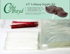 the lollipop supply kit is packed and ready to be used for making candy