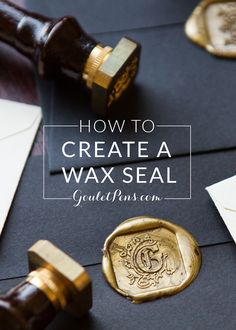 how to create a wax seal